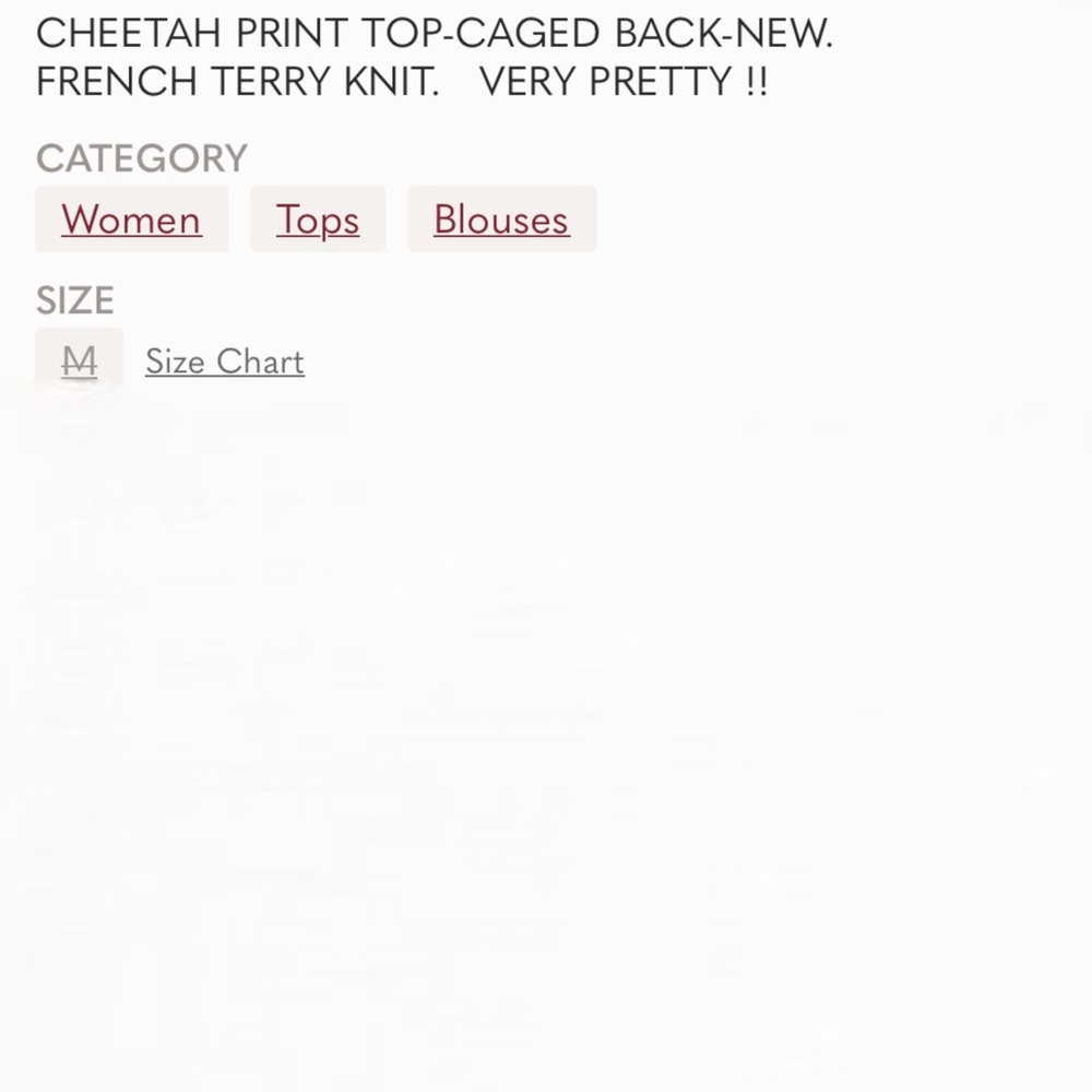 CHEETAH PRINT TOP - Picture 4 of 4